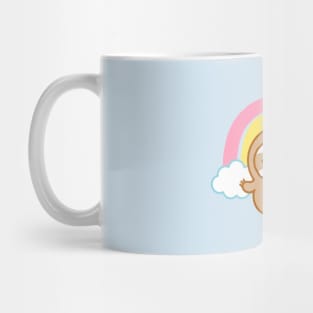 Cute Rainbow Sloth Mug